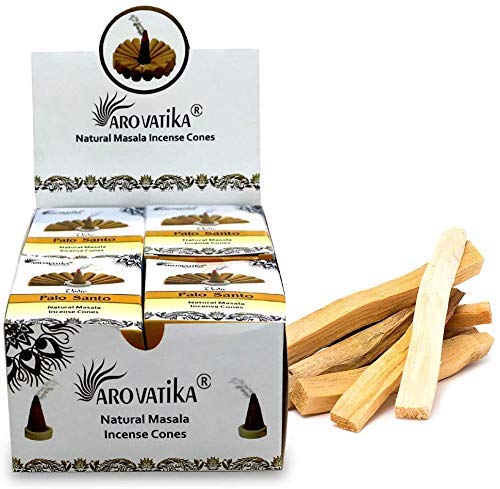 آرو فاتيكا Aro Vatika Vedic Palo Santo Natural Masala 120 البخور في حزمة من 12 صندوقًا | البيئة الصديقة dhoop | أفضل للصلاة ريكي التأمل والاسترخاء | وقت الحرق- 25 دقيقة - Image 2
