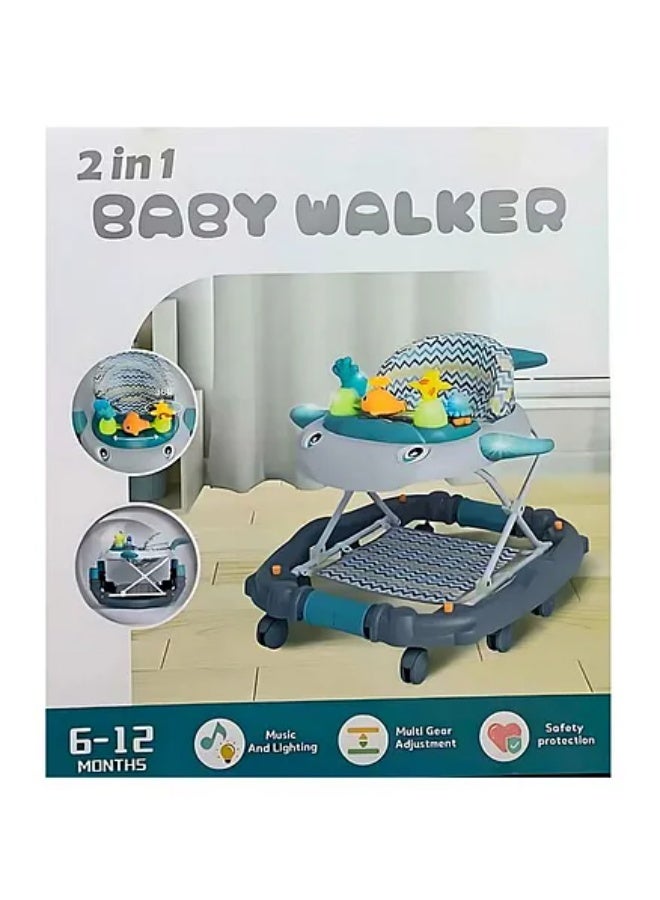 Baby Walker 2-In-1 Pink 204 - Image 3