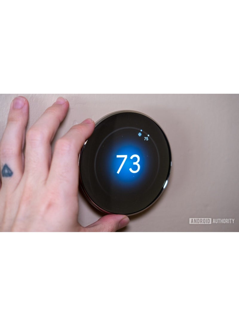 Nest Google Nest 4th Gen Smart Learning Thermostat with Temperature Sensor (Obsidian) - Image 3