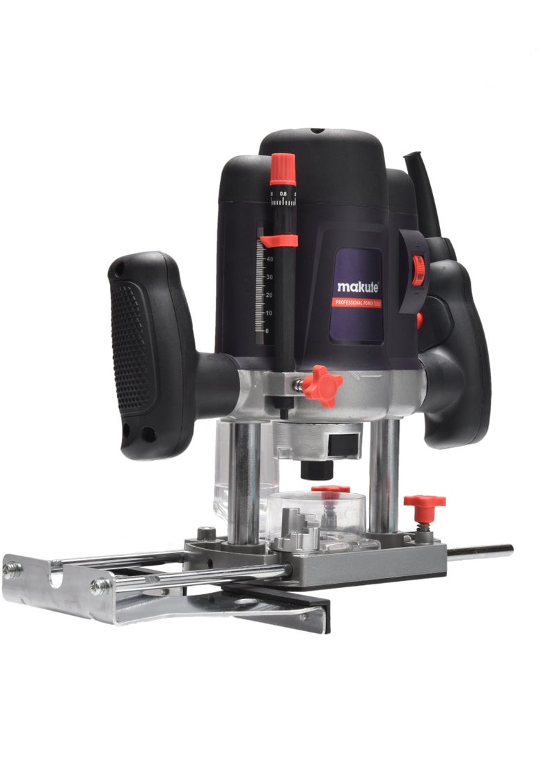 Makute Woodworking Router with Variable Speed, 8mm Chuck, Forward/Reverse Operation, and Adjustable Handle, 1200W- ER003 - Image 4