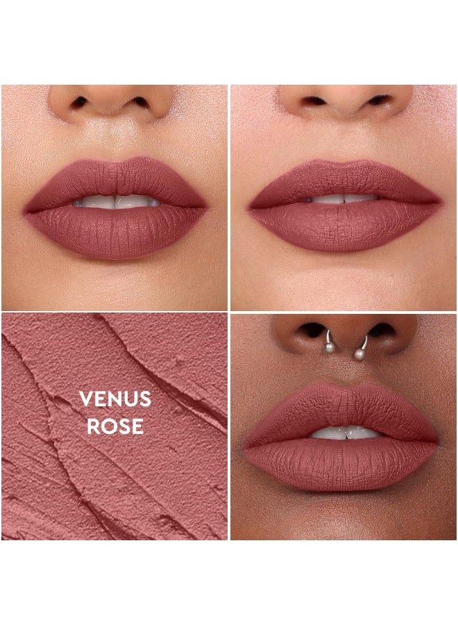 KIRO Airy Matte Liquid Lipstick, Venus Rose (Coral Pink), 5 ml, Transferproof, Liquid Lip Colour, Long Lasting, Vegan, No Parabens, Avocado Oil, Non Toxic Lipstick for Intense Colour - Image 3