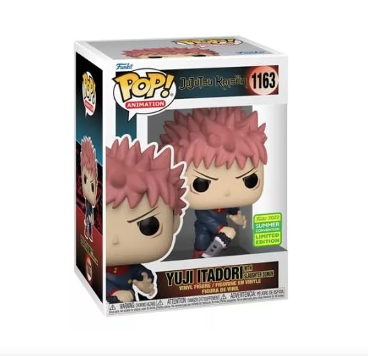 POP Funko Animation: Jujutsu Kaisen - Itadori with Slaughter Demon (Metallic) (Convention Special Edition) # Vinyl Figure - Image 5