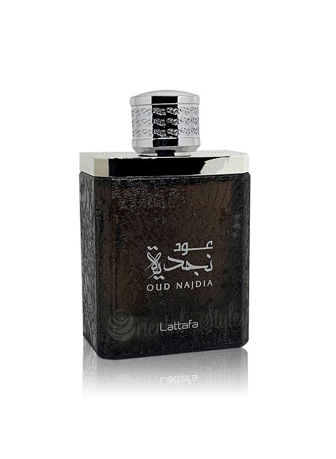 Lattafa Oud Najdiya by Lattafa for Unisex - Eau de Parfum, 100ml - Image 1