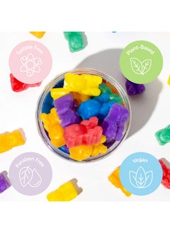 Nectar Bath Treats Kids Soap, Mini Soaps, Bubble Soap, Bear Shape Mini Soaps For Kids, Handmade In The Us Kids Soaps, Fun Bath Time For Children, Boys & Girls, For All Skin Types (Bear Shape)  - Image 4