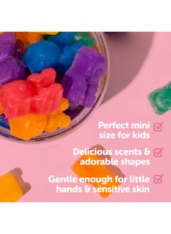 Nectar Bath Treats Kids Soap, Mini Soaps, Bubble Soap, Bear Shape Mini Soaps For Kids, Handmade In The Us Kids Soaps, Fun Bath Time For Children, Boys & Girls, For All Skin Types (Bear Shape)  - Image 5
