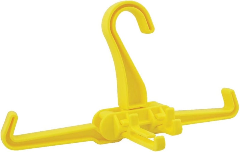 XS Scuba Travel BC Hanger - Yellow, Compact and Foldable Design for Diving Gear - Image 1