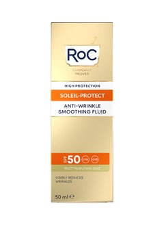 RoC Soleil-Protect Anti-Wrinkle Smoothing Fluid Spf50+ 50Ml  - Image 3