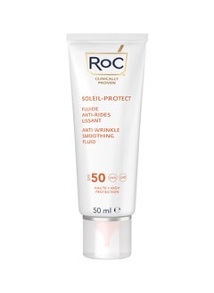 RoC Soleil-Protect Anti-Wrinkle Smoothing Fluid Spf50+ 50Ml  - Image 2