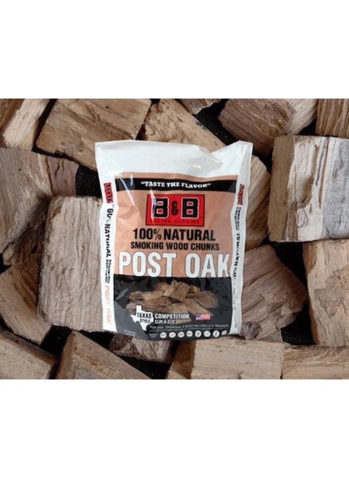 B&B - POST OAK WOOD CHUNKS 9L - Image 1