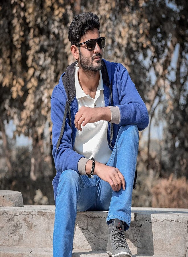 Uloveido Encouragement Gifts Faith Can Move Mountains Black Braided Leather Cuff Bracelet with Heart Mustard Seed for Men Women Dad Friends Birthday Graduation Gift Y1326 - Image 3