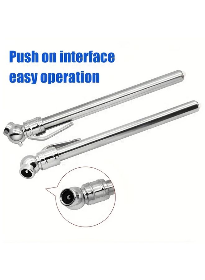 Silver Mini Digital Tire Pressure Gauge for Automobile and Motorcycle with 5 to 50 PSI Range - Image 5
