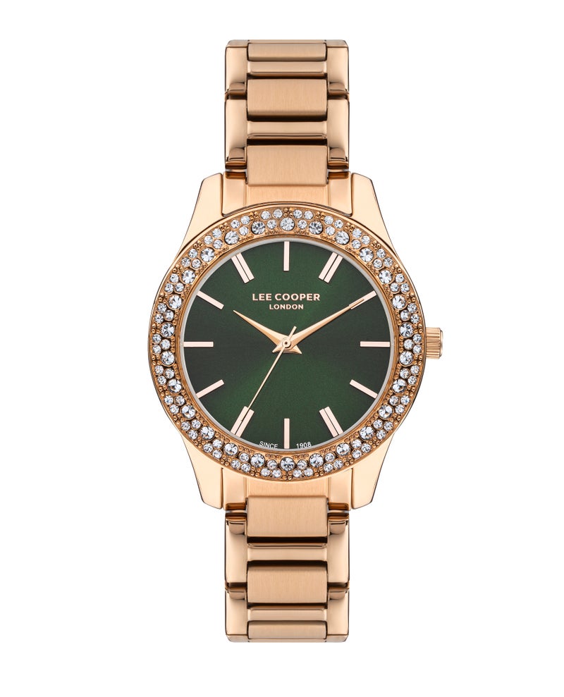 LEE COOPER Women’s Analog Green Dial Watch – LC07869.470 - Image 1