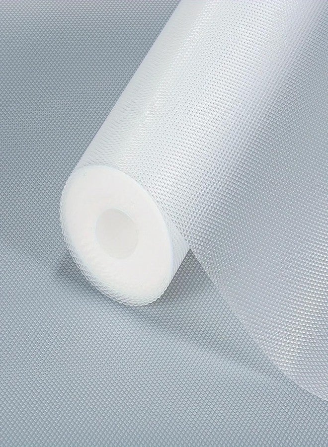 Niwlix (45 cm x 5m) Fridge Mats Shelf Liners for Kitchen Shelves Cupboard Sheets for Wardrobe Anti Slip Drawer Mats Kitchen Cabinet Liner Sheets, EVA, Water Resistant (White) - Image 1