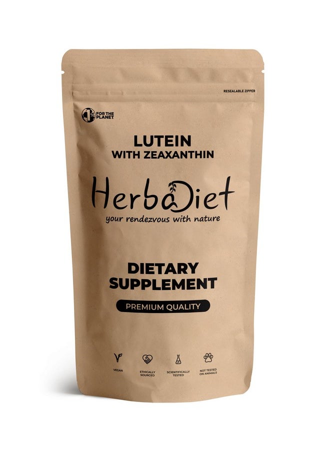 Herbadiet - Lutein Powder | 50 Gram | Marigold Extract Powder 20% Lutein With Zeaxanthin | Antioxidant, Eye & Vision Health - Image 1