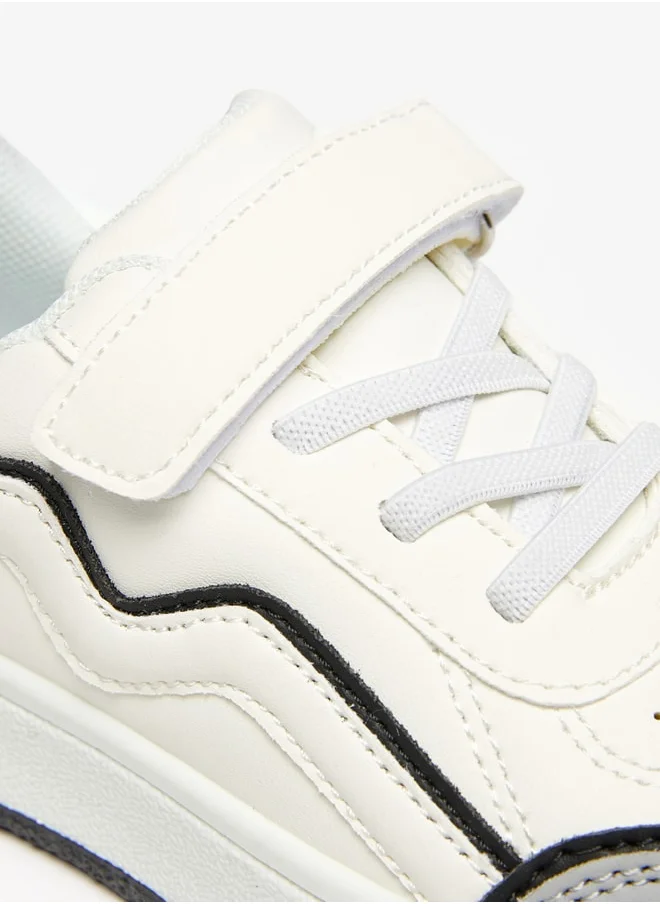 ال بي ال من شو اكسبرس Colourblock Sneakers with Hook and Loop Closure