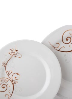 CC Bin Shihon 80 Piece Melamine Dinner Set Plain White Suitable for Everyday Use Microwave Safe and Dishwasher Safe  - Image 2