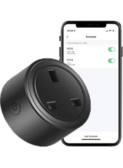 20A Tuya Smart Plug WIFI Wireless Socket Timing Schedule Power Monitoring Overload Protection Smart Life App Remote Control Works with Alexa and Google Home
