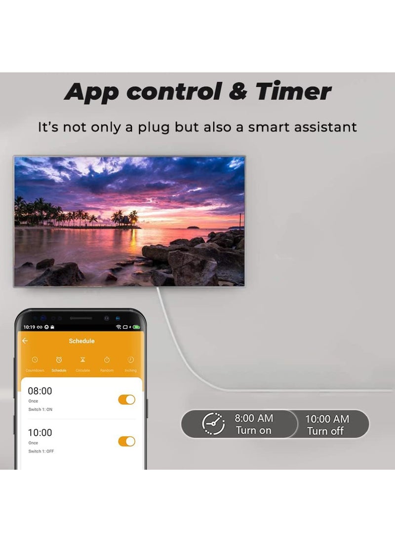 20A Tuya Smart Plug WIFI Wireless Socket Timing Schedule Power Monitoring Overload Protection Smart Life App Remote Control Works with Alexa and Google Home - pzsku/ZD40453F2522A8C64C6E3Z/45/_/1702720213/0db6b458-4fe0-4e57-bbdd-f54ffb656da5
