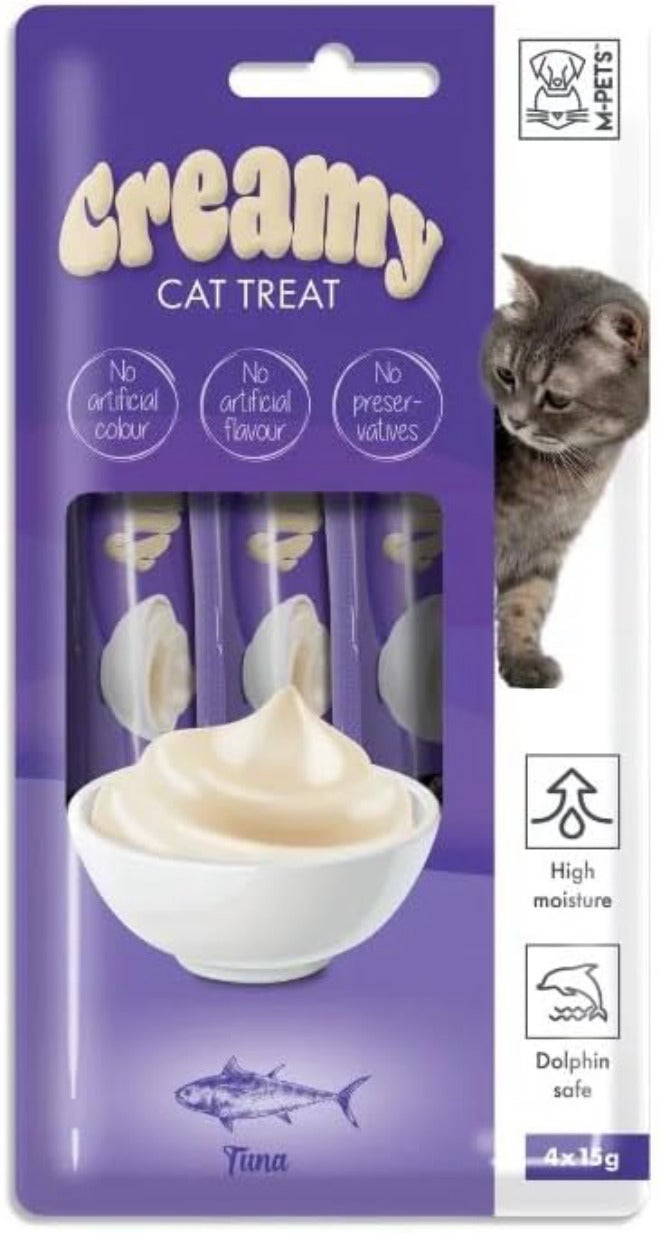 M-Pets MP Pet Creamy Treat with Tuna, 4 x 15 g - Image 2