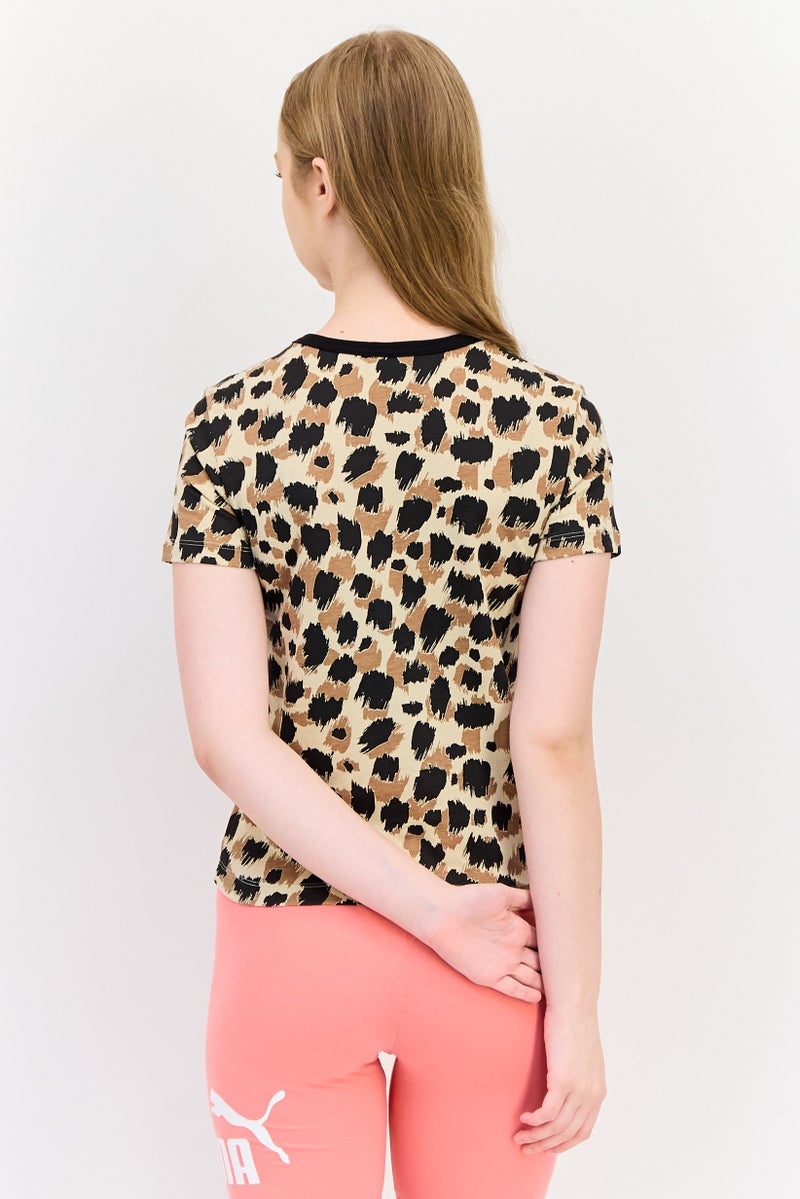 PUMA Women Slim Fit Short Sleeve Outdoor T-Shirt, Multicolor - Image 2