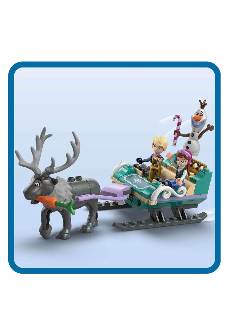 LEGO LEGO Anna Sleigh Adventure Disney Frozen Building Toy Set 43256  - Image 5