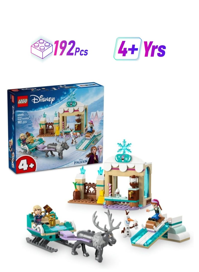 LEGO LEGO Anna Sleigh Adventure Disney Frozen Building Toy Set 43256  - Image 1