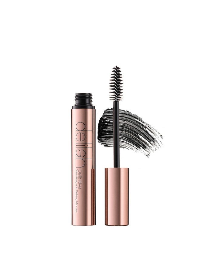 delilah  Definitive Volumising And Defining Mascara Carbon Unique Yshaped Brush Strengthening, Lengthening Black Mascara For Soft Eye Lashes Vegan Cruelty Free 7.5 Ml ; 0.25 Oz - Image 2