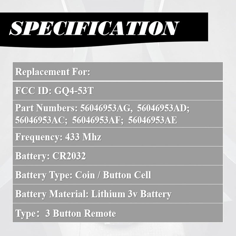MechanMagic Key Fob Replacement for Dodge Ram 1500-5500 - Image 4