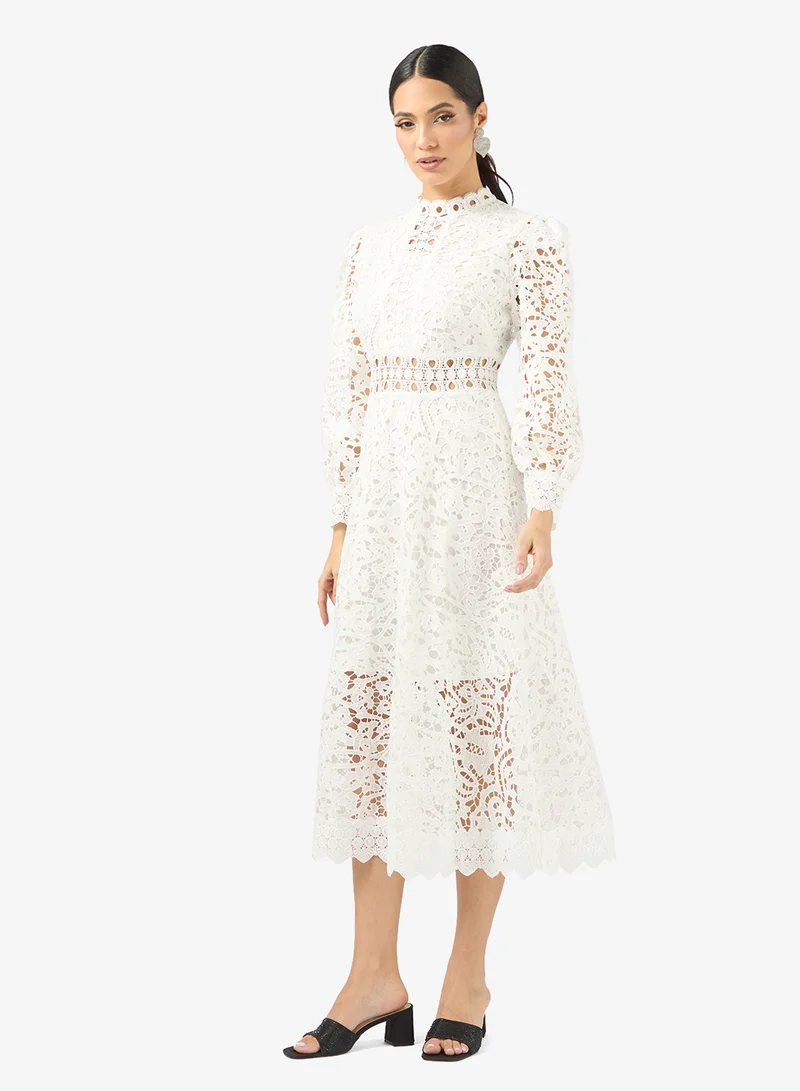 Lace A-line Dress