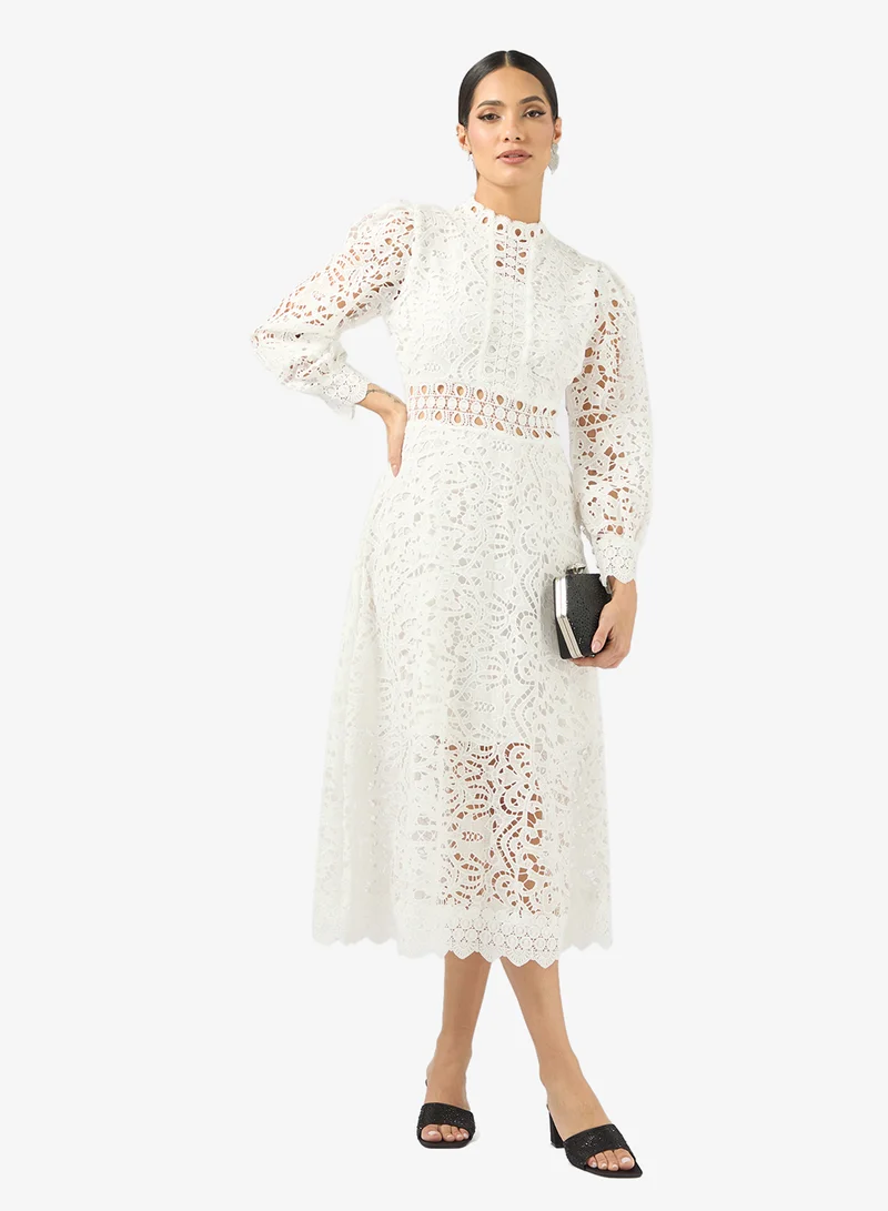 Khizana  Lace A-line Dress for Women | Best Price UAE