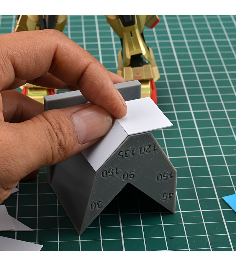 Grey Model Angle Grinding Jig Glue Board Building Aid Tool For 30 45 90 120 135 150 Degree Angle Grinding - Image 3
