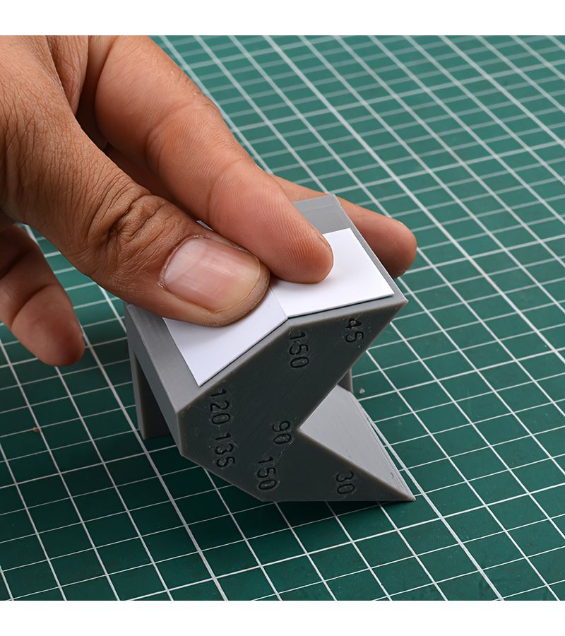 Grey Model Angle Grinding Jig Glue Board Building Aid Tool For 30 45 90 120 135 150 Degree Angle Grinding - Image 1