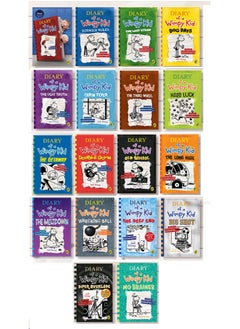 Diary of a Wimpy Kid 1-18 Books Complete wimpy Series Collection, 18 Books Paperback Edition 