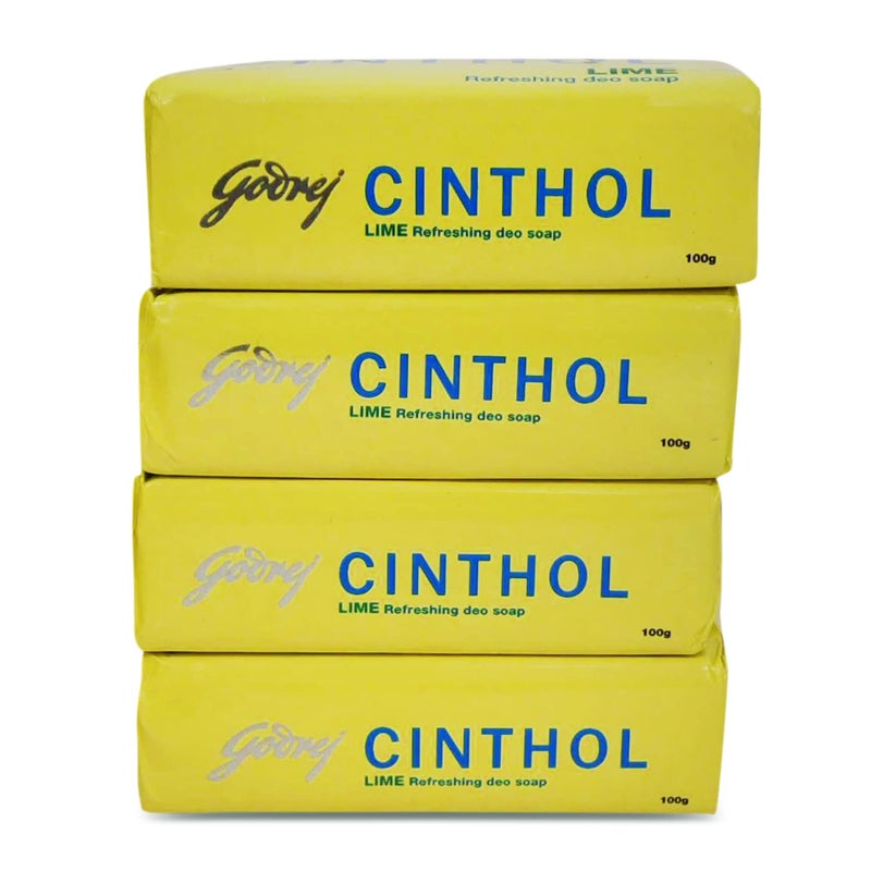 Cinthol صابون ديو سينثول ليمون المنعش من جودريج 100 جرام عبوة من 4 - Image 4