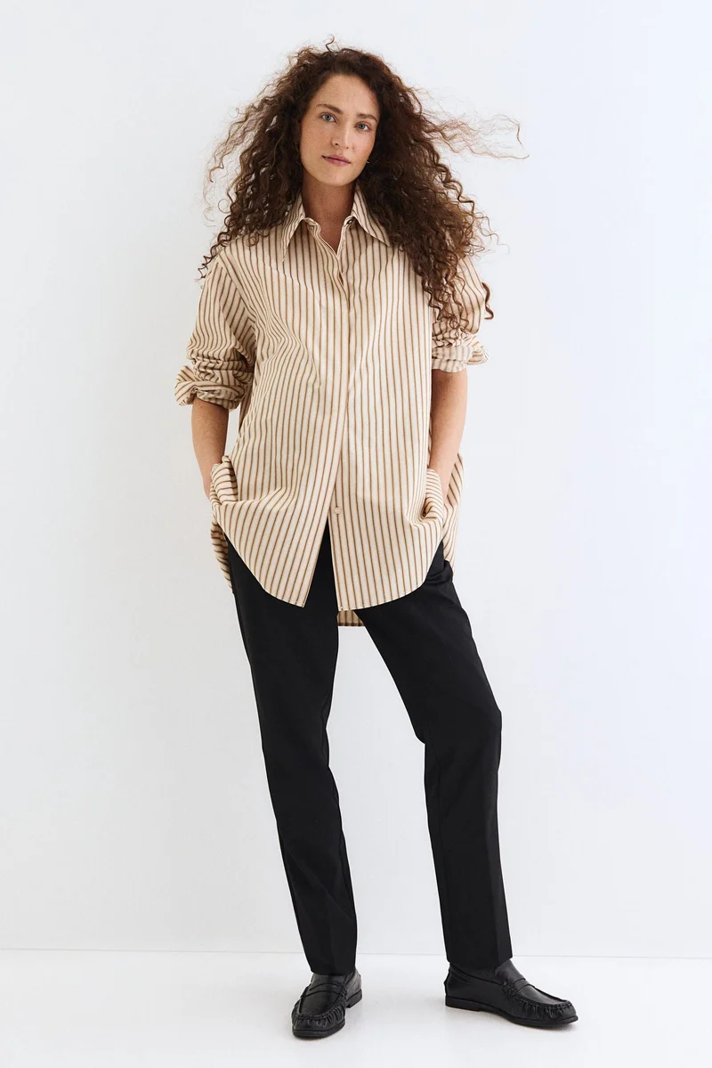H&M  MAMA Cigarette trousers for Women | Best Price UAE