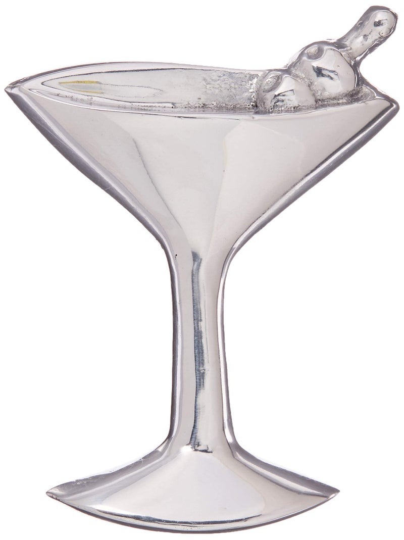 Mariposa Cocktail Napkin Weight | Silver | Brillante | Gifts | Napkin Weights | Recycled SANDCAST Aluminum | Handmade in Mexico - Image 4
