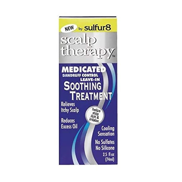 sulfur8 Sulfur 8 Medicated Dandruff Control Leave-In Soothing Treatment 2.5 oz - Image 3