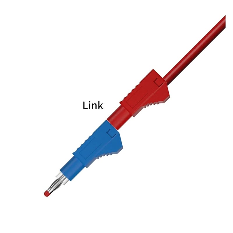 6 Pcs Multi-Meter Test Leads 100cm Cable Wire Line 4mm Security Banana Plug Electrical Tool DIY Random Color - Image 5