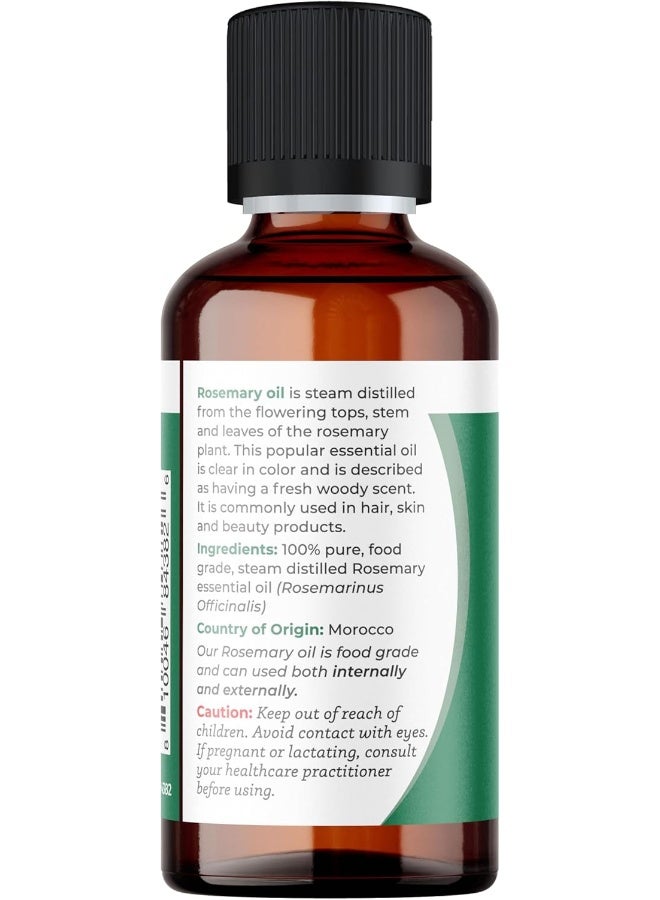 Viva Doria 100% Pure Moroccan Rosemary Essential Oil, Undiluted, Food Grade, 30 mL (1 Fluid Ounce) - Image 3
