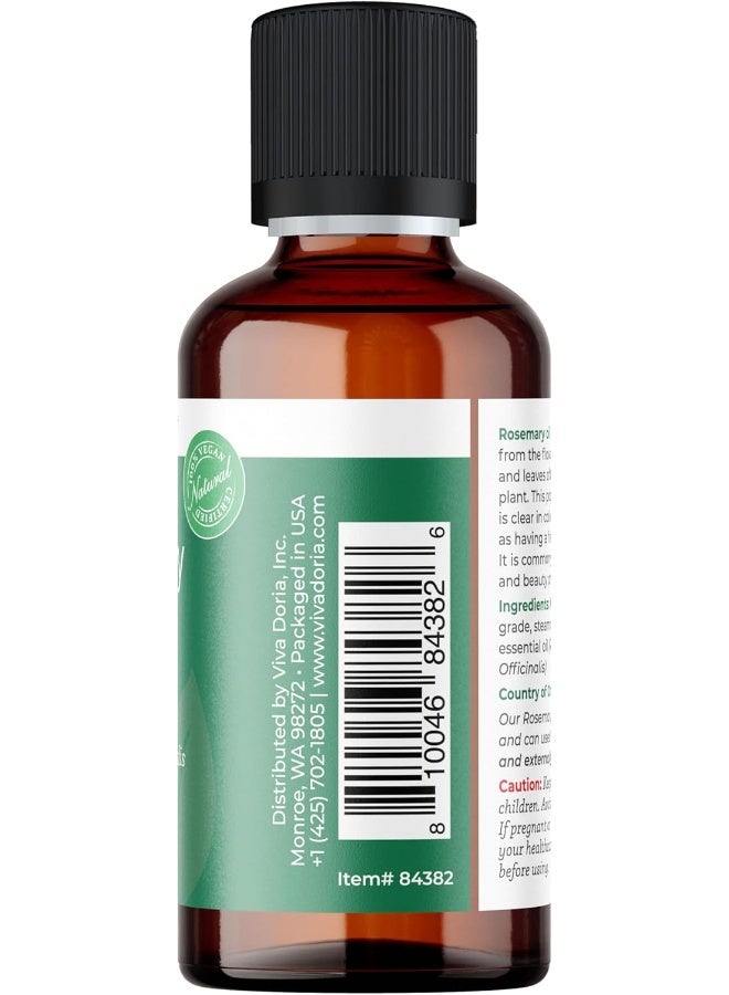 Viva Doria 100% Pure Moroccan Rosemary Essential Oil, Undiluted, Food Grade, 30 mL (1 Fluid Ounce) - Image 4