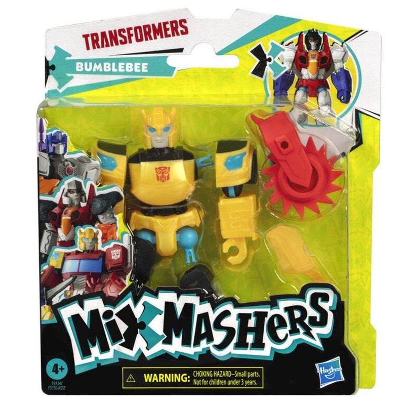 Transformers MixMashers Bumblebee Custom Mix-And-Match Action Figure Set (12 cm) - Image 1