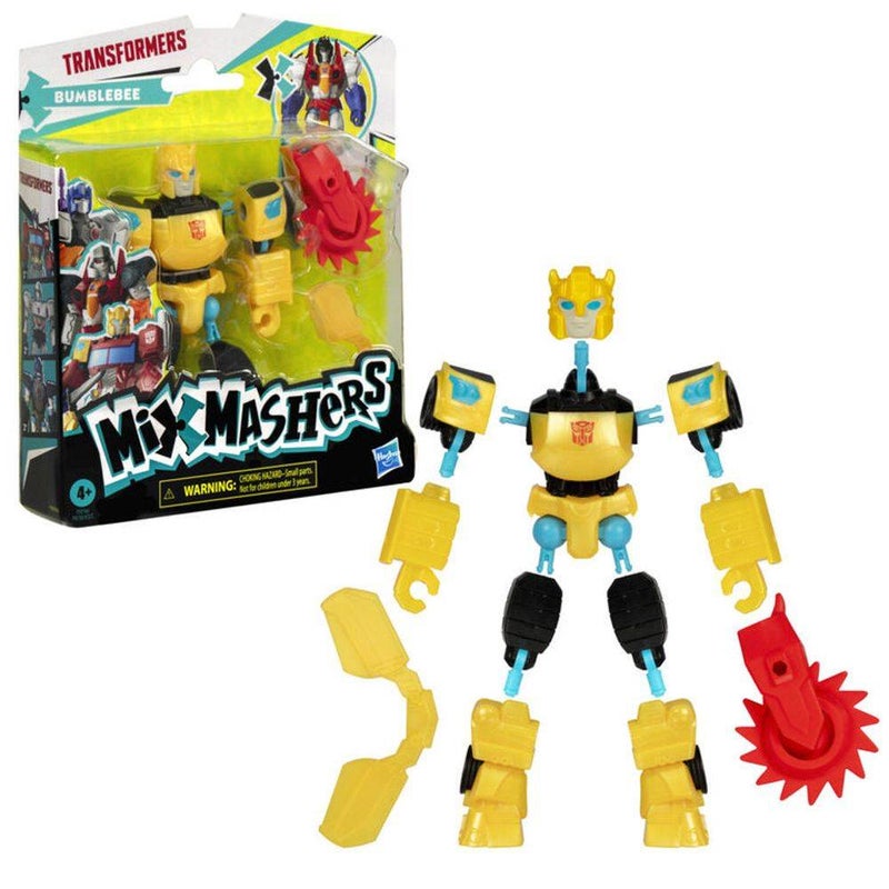 Transformers MixMashers Bumblebee Custom Mix-And-Match Action Figure Set (12 cm) - Image 2