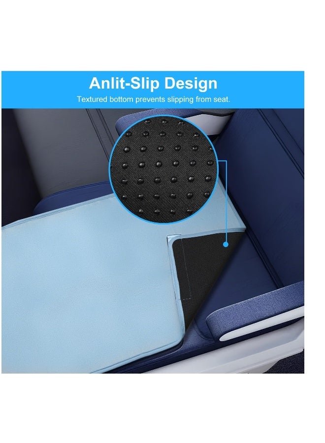 Toddler Airplane Bed with Side Pockets and Seat Extender for Kids Travel Essentials Portable Foot Rest for Flights - Image 5