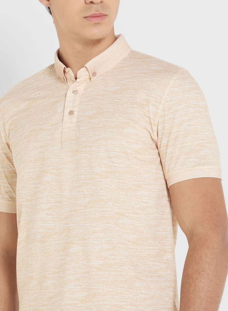 Robert Wood Short Sleeve Polo Shirt