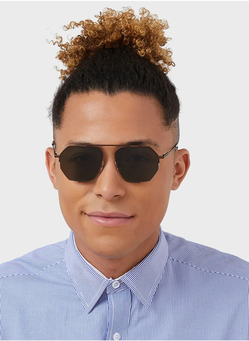 30 سندايز Mega Ve Rectangular   Sunglasses