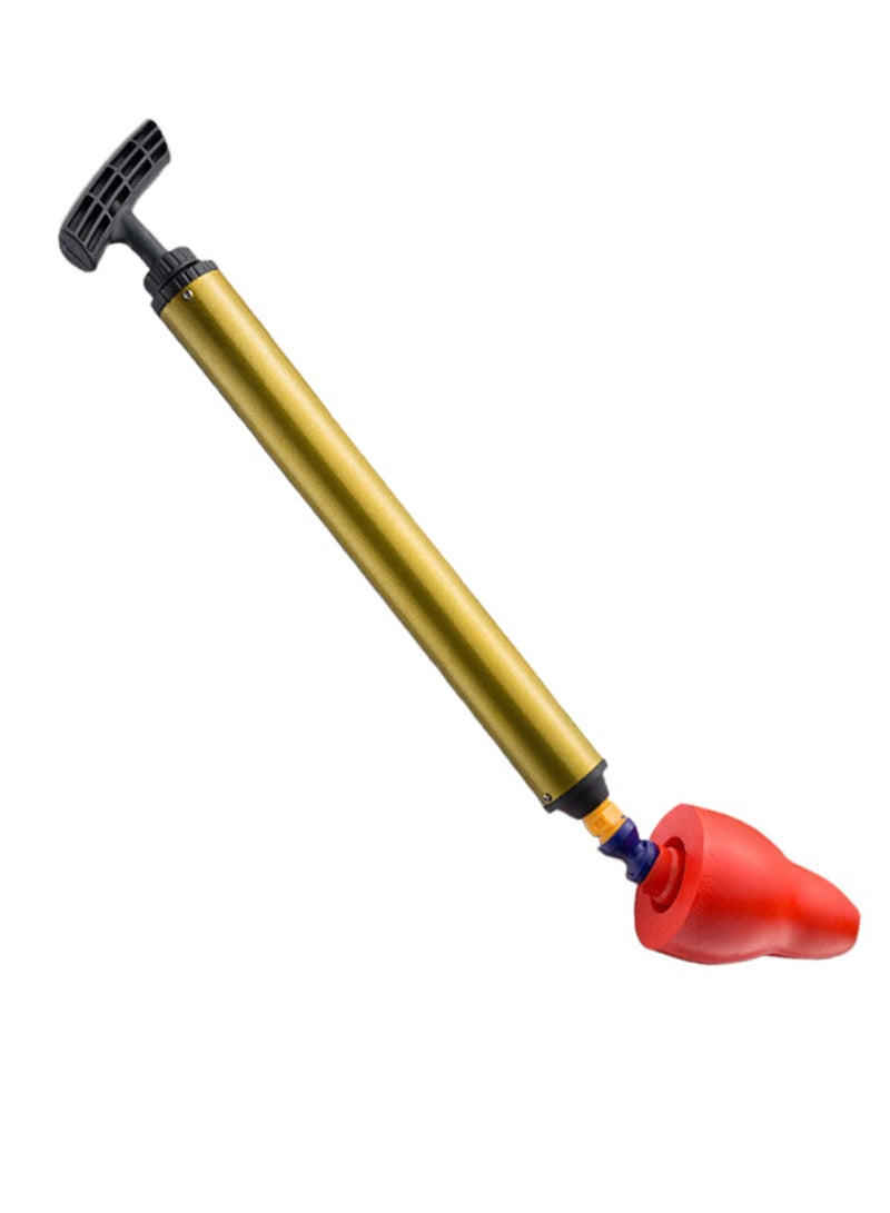 SOLARAE High Pressure Toilet Plunger High Pressure Toilet Unblock One Shot with a 180° Rotating Rubber Sealing and Press Handle Drain Clog Remover for Bathroom/Floor Drain/Sink/Bathtub/Clogged Pipe - Image 1