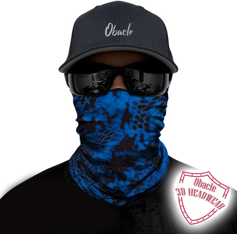 Obacle Seamless Face Mask Rave Bandana Men Women for Dust Sun Wind Protection - Image 2