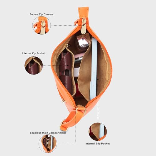 Caprese womens SHYLA SB Small ORANGE Sling Bag - Image 4