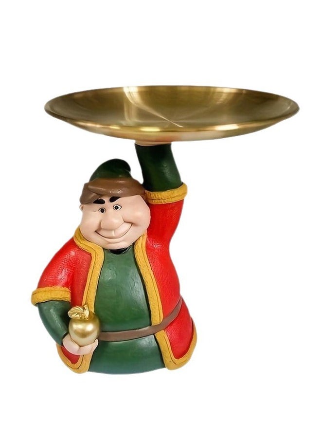 HOMESTAR Resin Ramadan Sculpture  Statue Tray for Entryway Multi-Purpose Holder Ornaments for Keys Candy Jewelry and Earrings - Perfect for Home Decor Dining Table Office Desk Decor  - Image 1