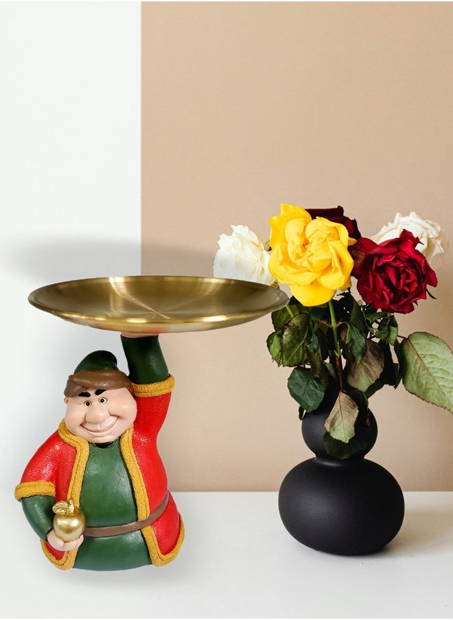 HOMESTAR Resin Ramadan Sculpture  Statue Tray for Entryway Multi-Purpose Holder Ornaments for Keys Candy Jewelry and Earrings - Perfect for Home Decor Dining Table Office Desk Decor  - Image 2